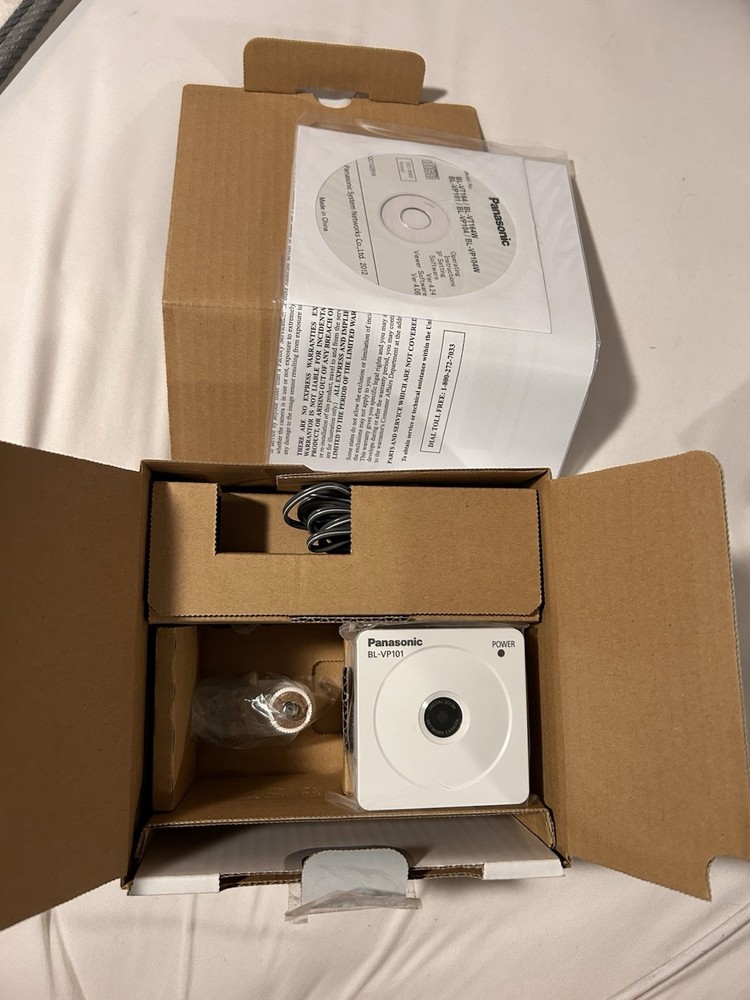 Panasonic BL-VP101 Network Camera RJ45 Indoor Motion Detection Web Enabled