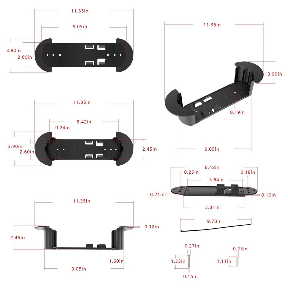 Ethernet Cable Caddy Holder Mounting Cable Management Bracket for StarLink Gen 3