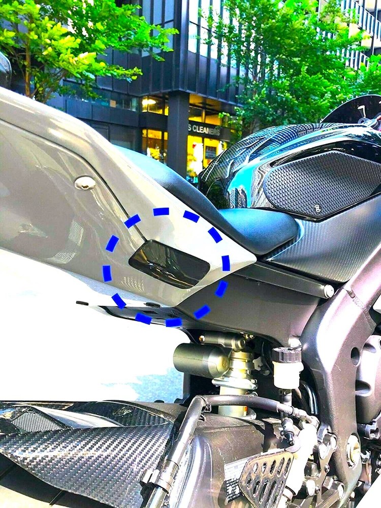 YAMAHA R6 Passenger Peg DELETE, 08-16 White