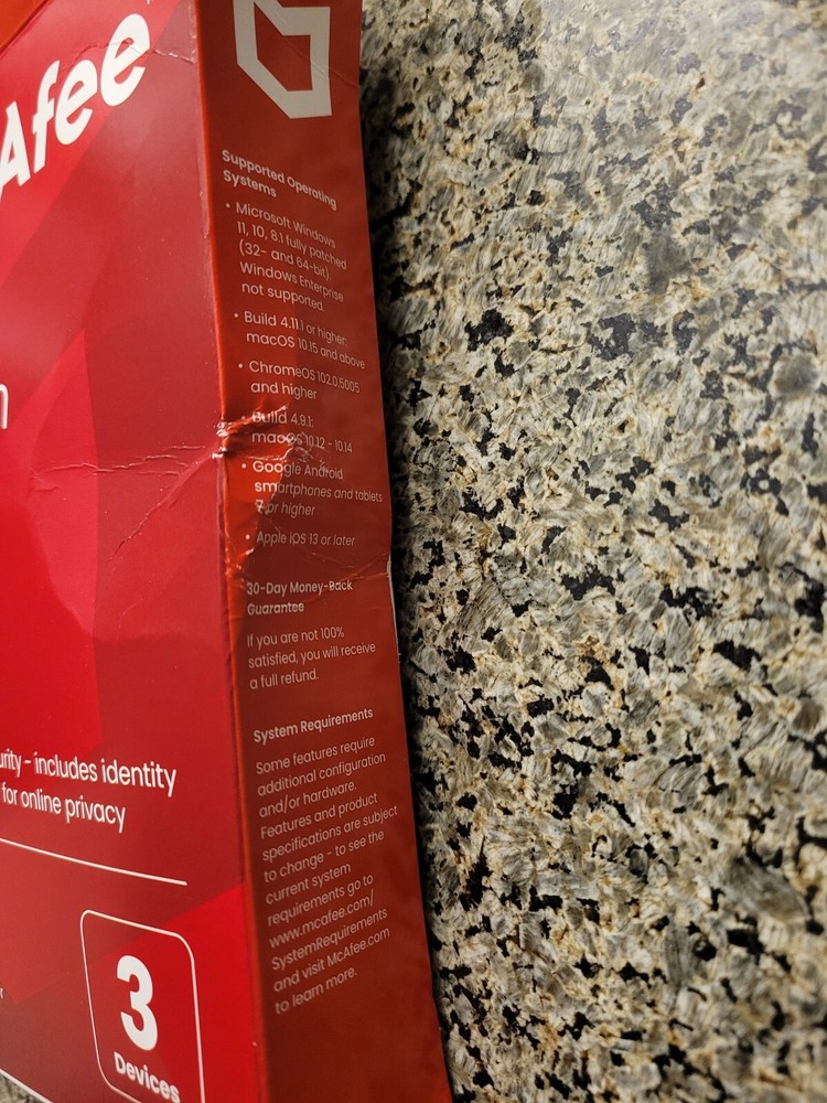 McAfee Total Protection for 3 Users Windows/Mac/Android/iOS/ChromeOS Product Key