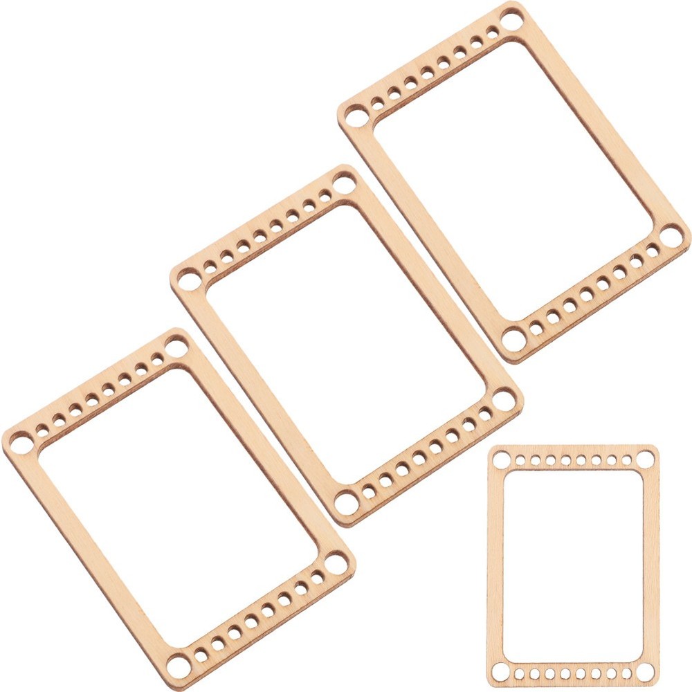 4 Pcs Weaving Accessory Square Card Handcraft Tools Knitting Board