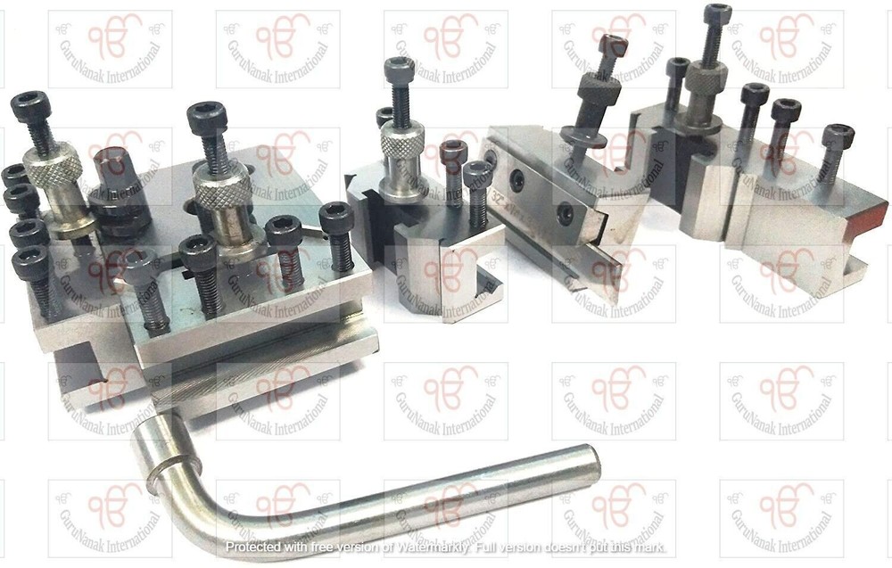 Quick Change Toolpost Set 5 Pieces Set T37 in high quality..