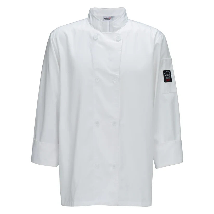 WINCO Chef Jacket White, 2XL