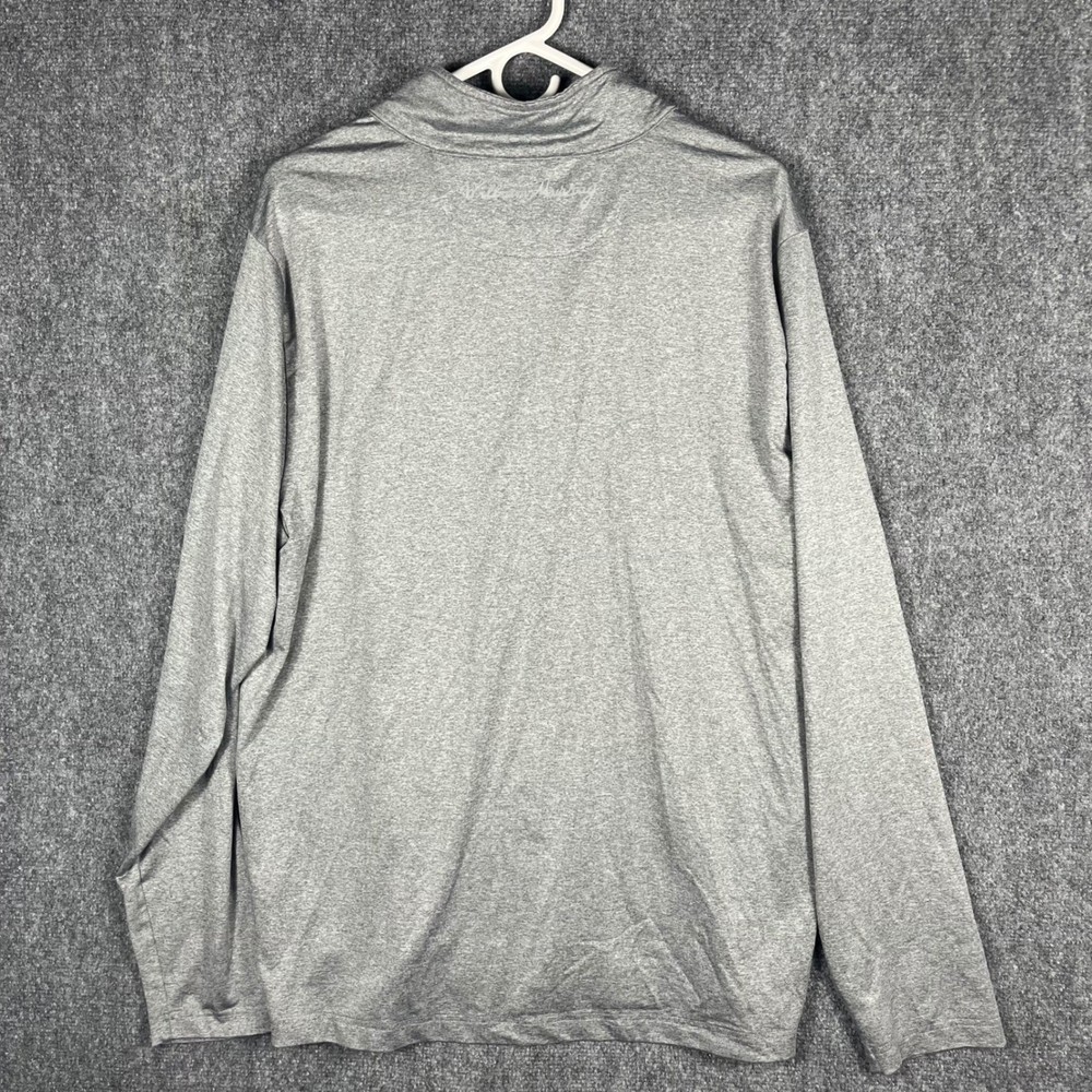 William Murray Quarter Zip Pullover Mens XL Grey Heathered Golf Performance Top