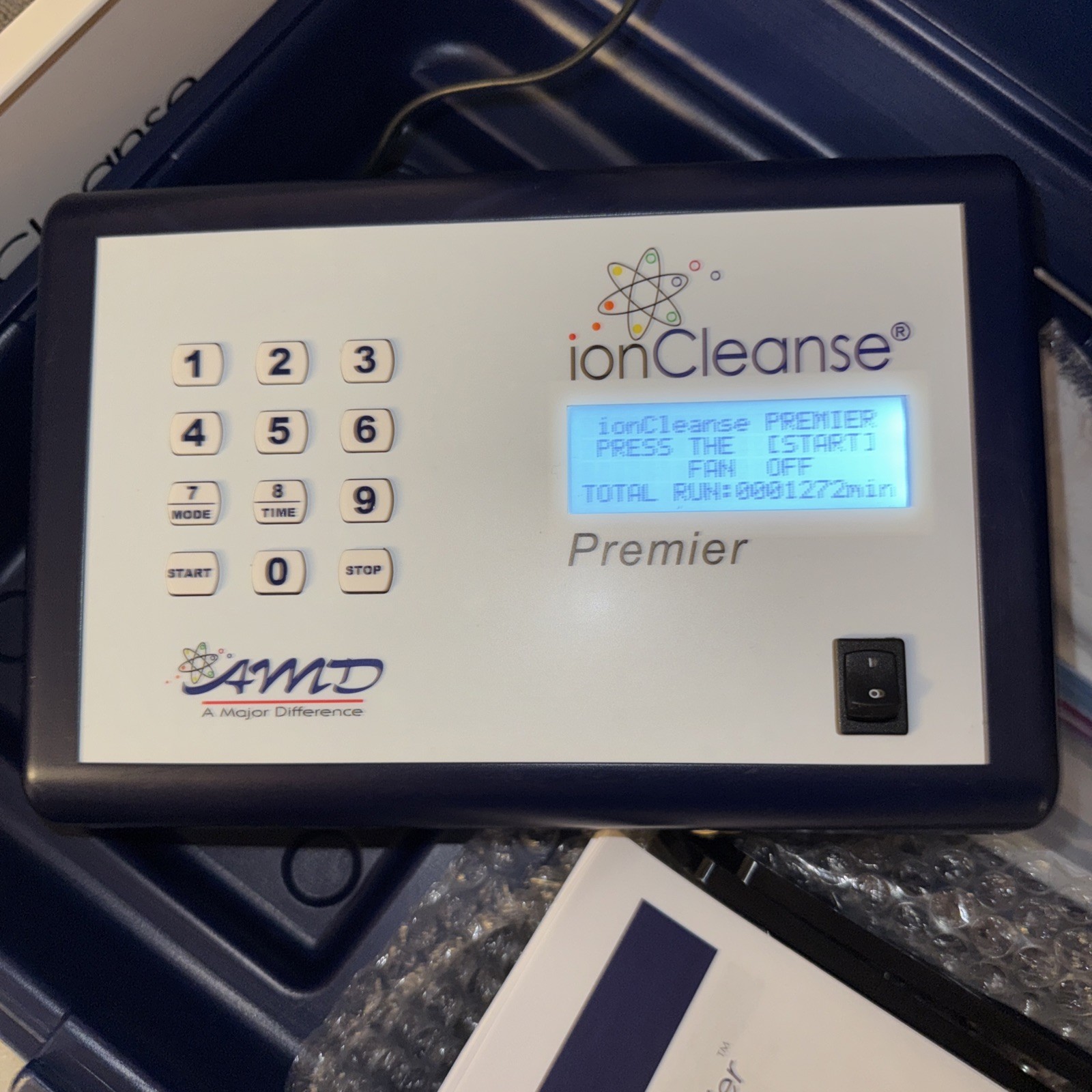 IonCleanse Premier By AMD Professional Detox Foot Bath System - Low Run Time