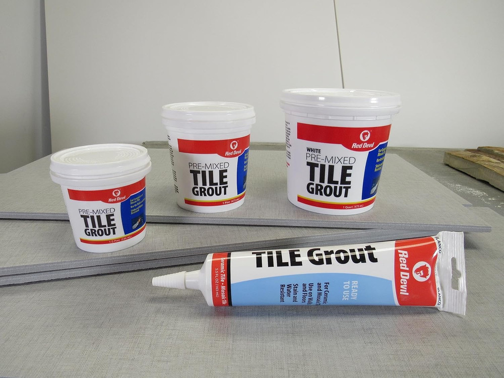 Red Devil 042260 Pre-Mixed Tile Grout - Professional Quality, Excellent Adhesion