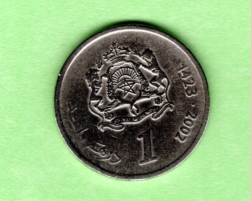 MOROCCO 1 Dirham - Mohammed VI 2002