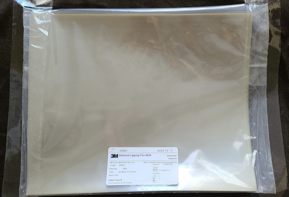 3m DIAMOND LAPPING 663X FILM