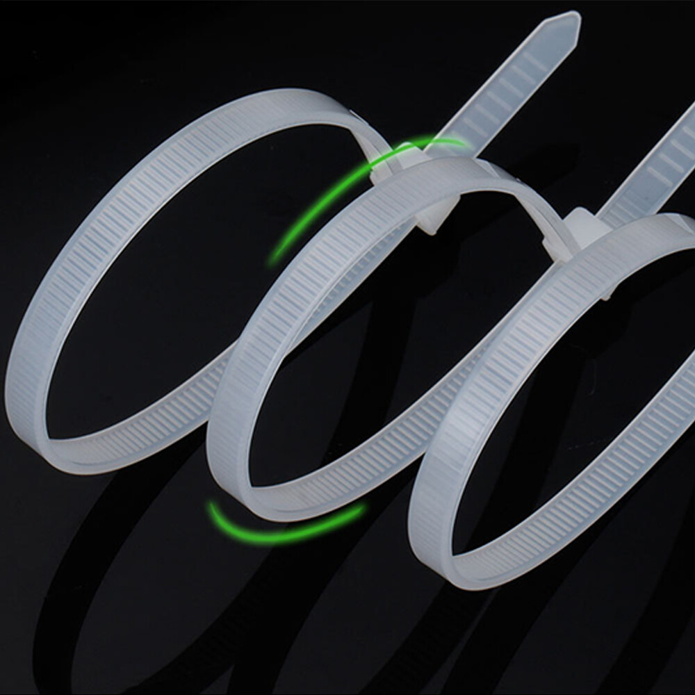 100-200Pcs Cable Ties 4" / 14" Heavy Duty Nylon Wrap Wire Zip Ties UV Resistant