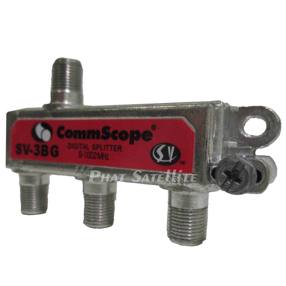 25pc CommScope DIGITAL CABLE TV INTERNET 5-1000Mhz 3 way Cable SPLITTER COMCAST