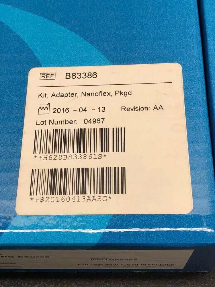 Sciex REF B83386 Kit Adapter Nanoflex OptiMS Thermo MS Adapter