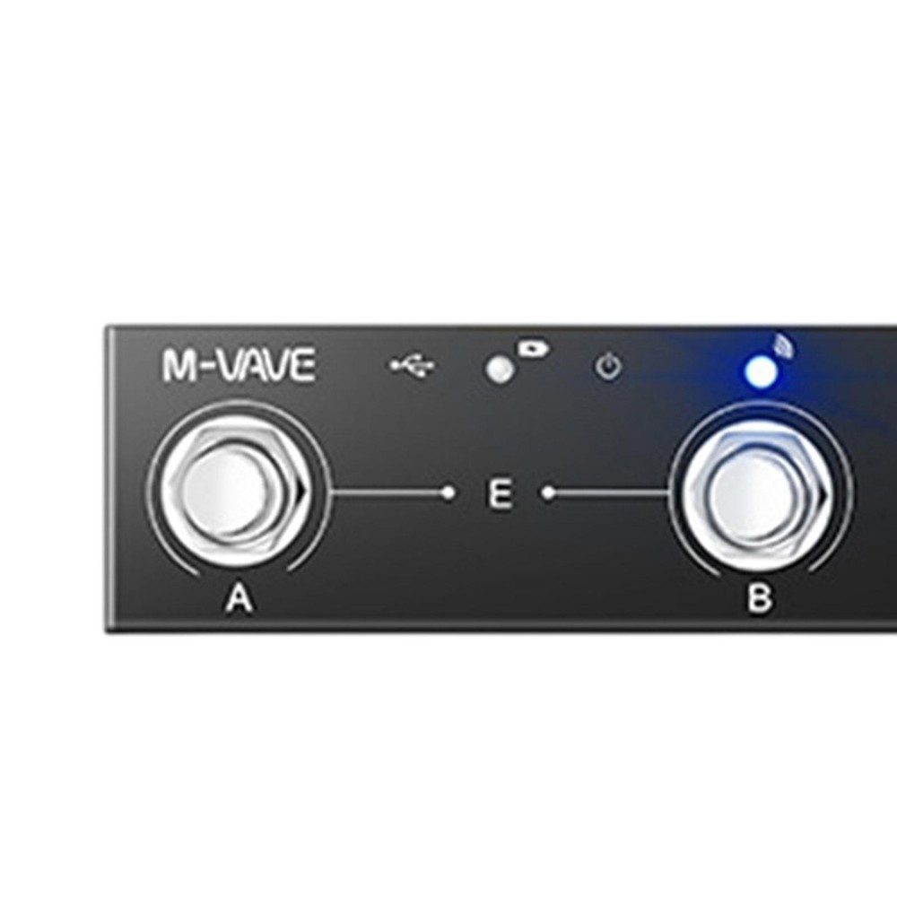 BT MIDI Controller 4 Buttons Footswitch support USB MIDI Foot 2024 US