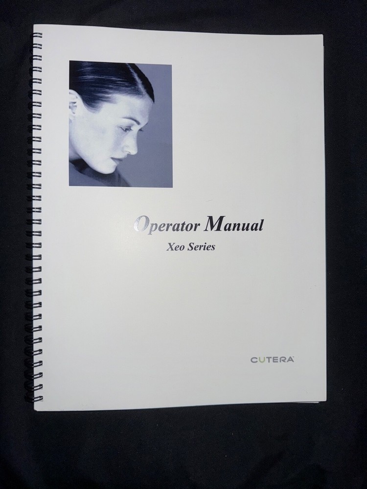 Cutera Xeo Series Operator Manual