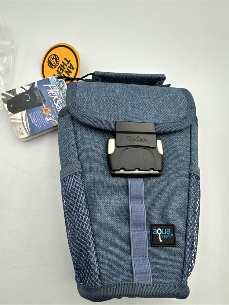 NEW FlexSafe Aqua Vault AntiTheft Portable Safe Slash Resistant Combination Lock