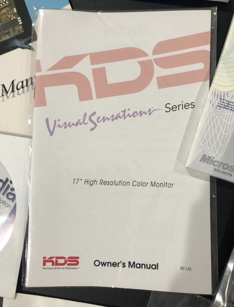 Microsoft Windows ‘98 complete set up and instruction manuals etc