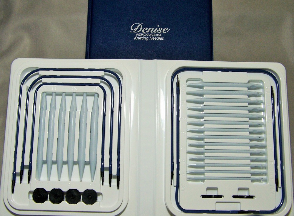 Denise Interchangeable Knitting Needles Kit Free S/H + Bonus Gift