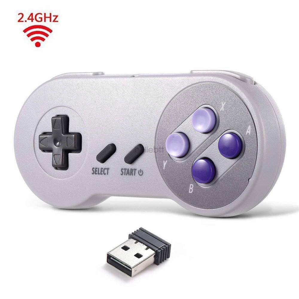 1/2 Wireless SNES USB Super NES Controller Joypad for Mac RetroPie Raspberry Pi