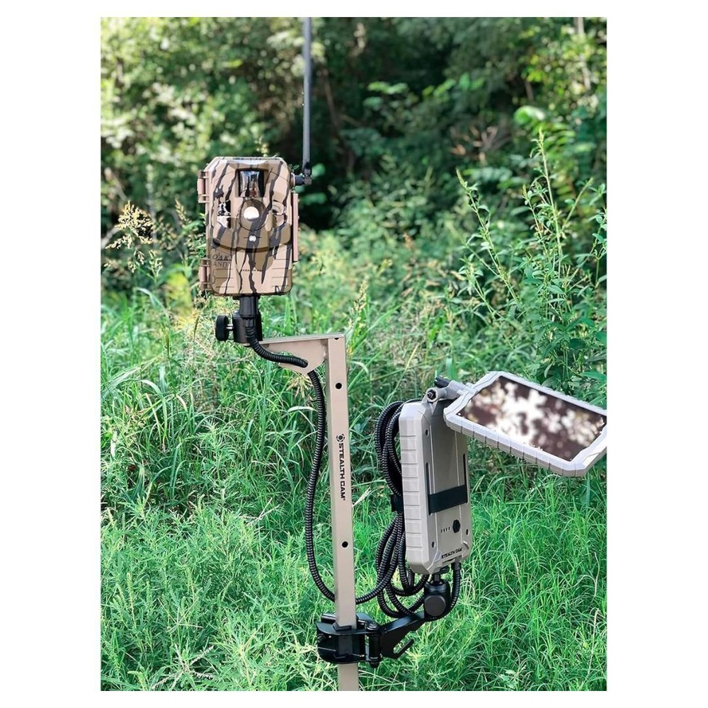 Stealth Cam Adjustable Multi Pivot Mounting Post for Trail Camera and Battery