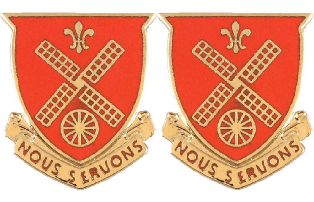 52nd Engineering Battalion Distinctive Unit Insignia - Pair - Nous Servons