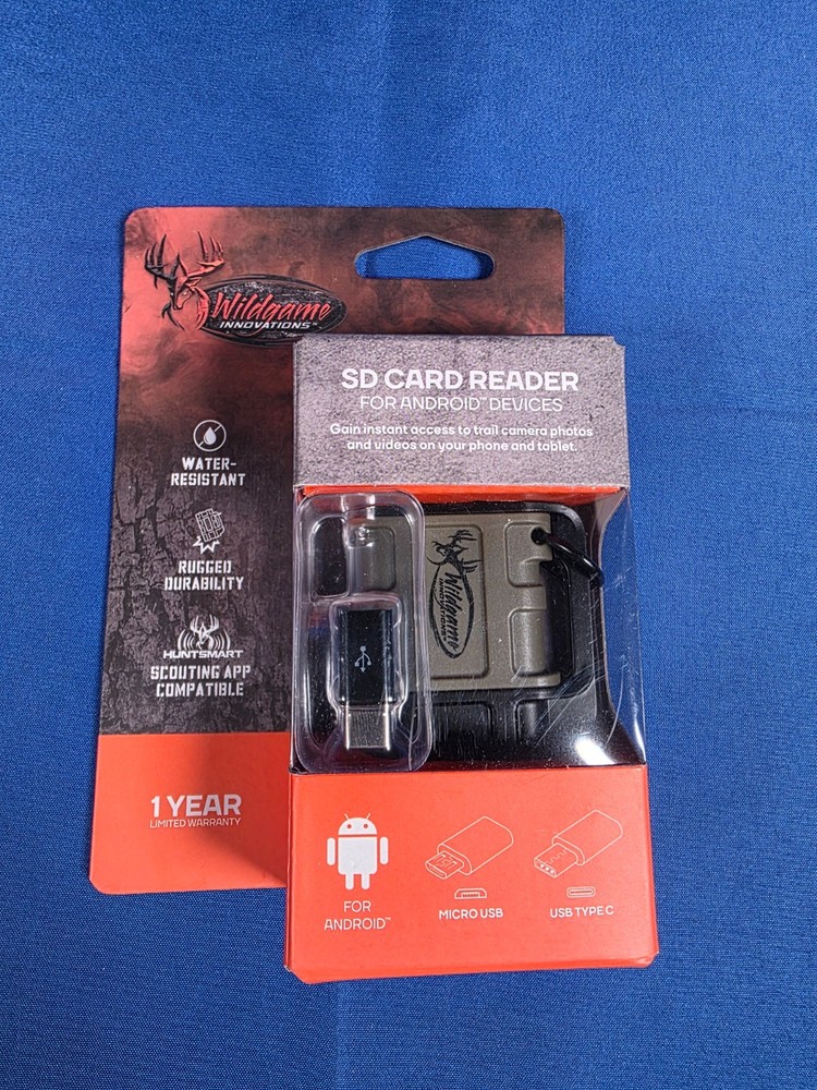 Trail Camera SD Card Reader Lot Android & iPhone Hunting Wildgame