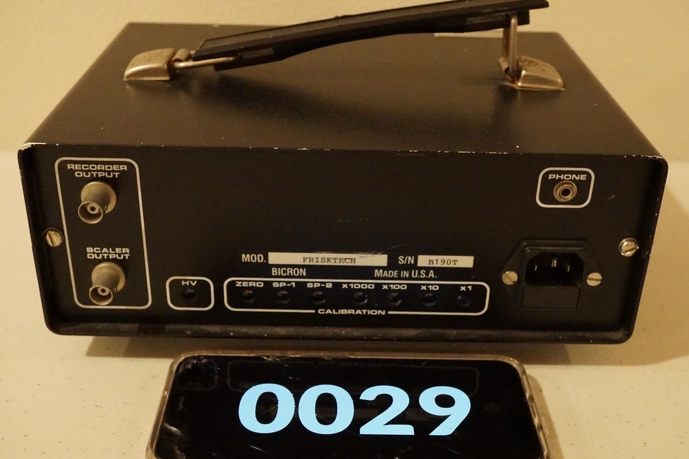 Bicron Frisktech Benchtop Radiation Meter 0029