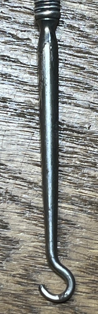 Sterling Repoussed Handle Button Hook No Maker No Monogram