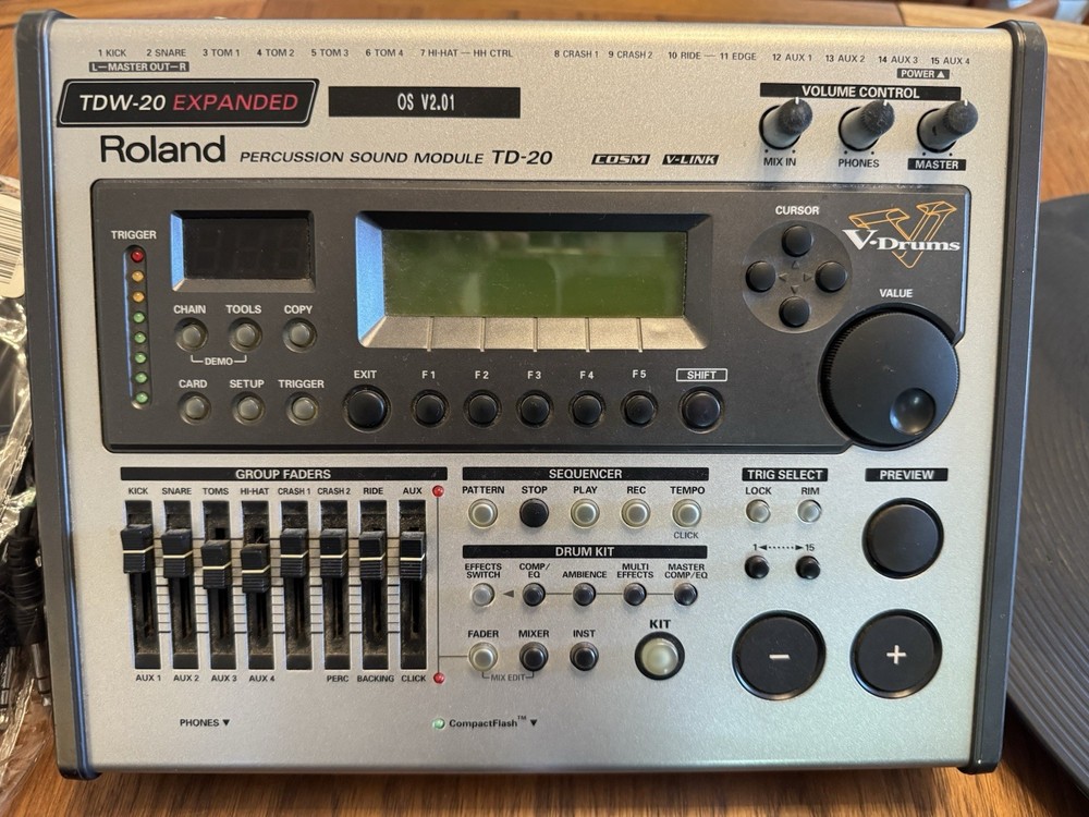 Roland V-Drums TD-20 Expanded Drum Kit