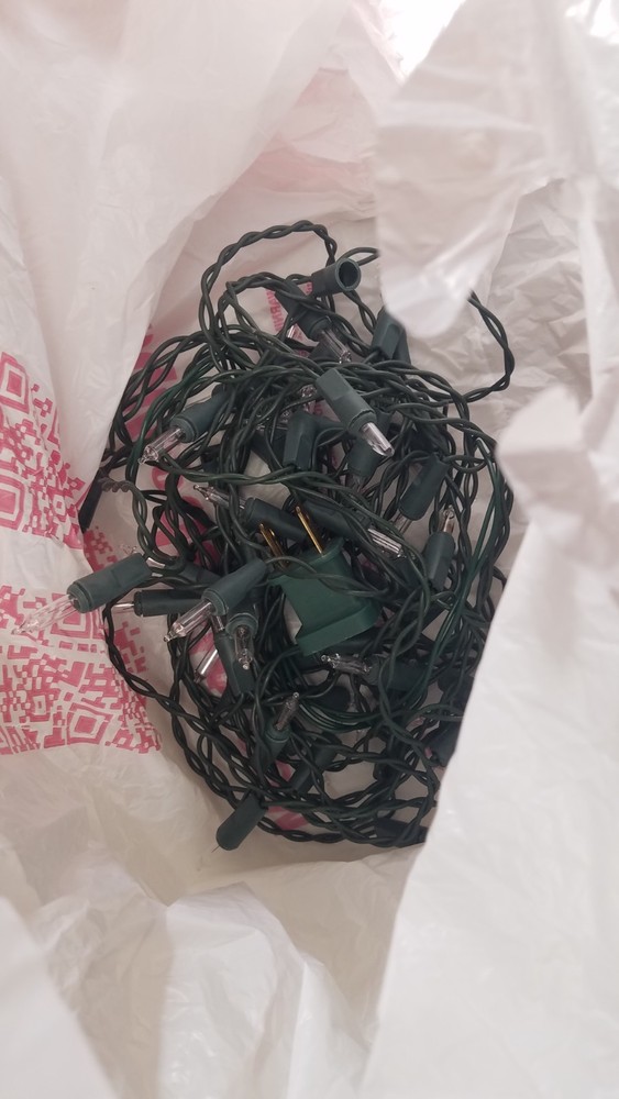 21' Clear Christmas Light String (C)