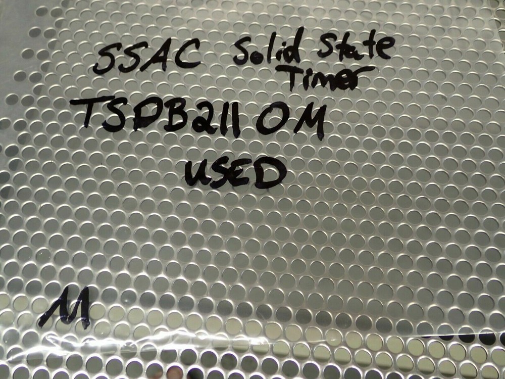 SSAC TSDB2110M Solid State Timer Used With Warranty