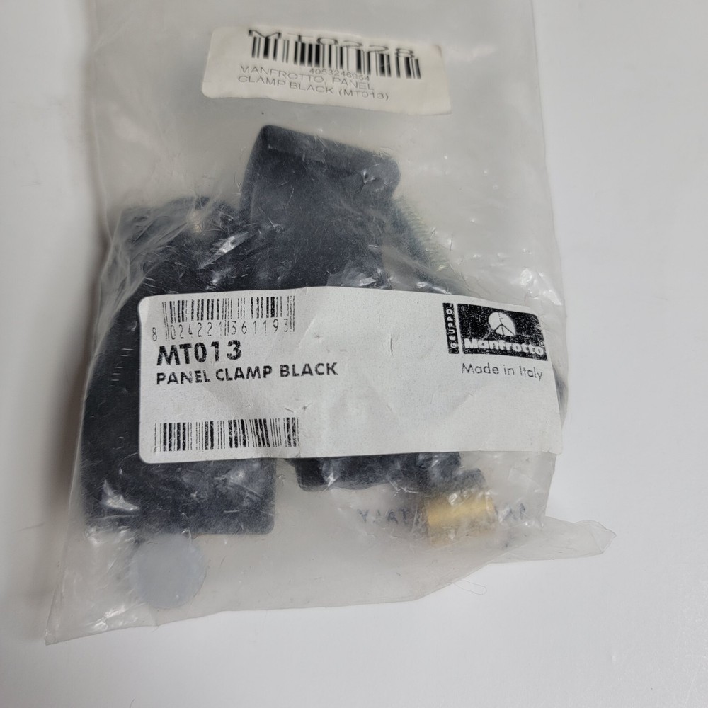 Manfrotto MT013 Panel Clamp Black NEW
