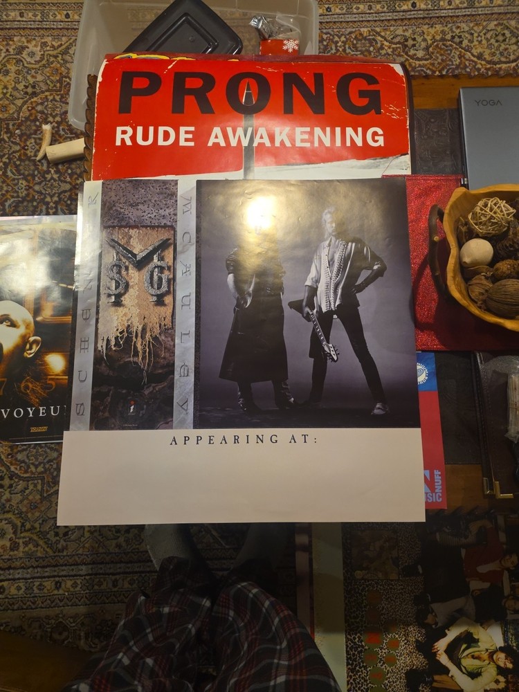 Mcauley Schenker Group MSG   24x24 Orig CD/Album Release Promo Poster