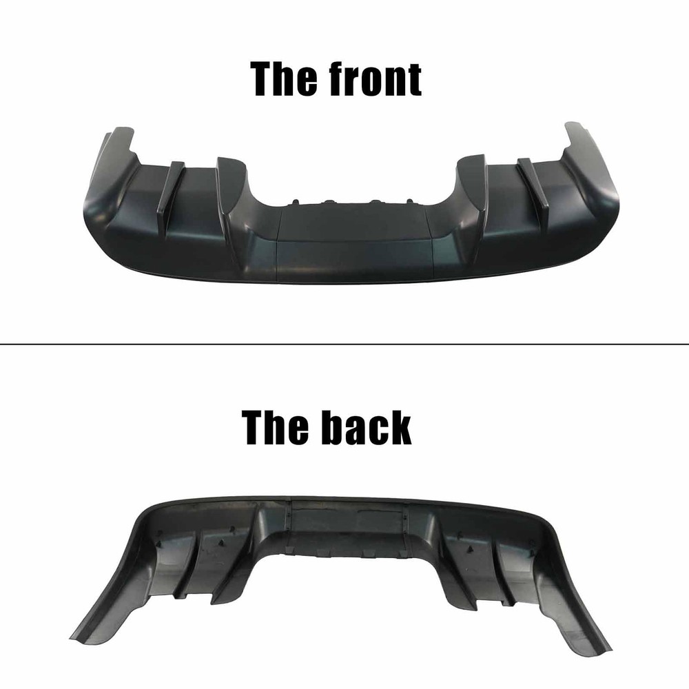 Rear Bumper Diffuser Chevy Corvette C5 1997-2004 Matte Black