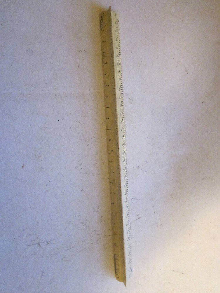 Sterling MFG Co. 3-Sided Triangular Engineer Drafting Scale Ruler