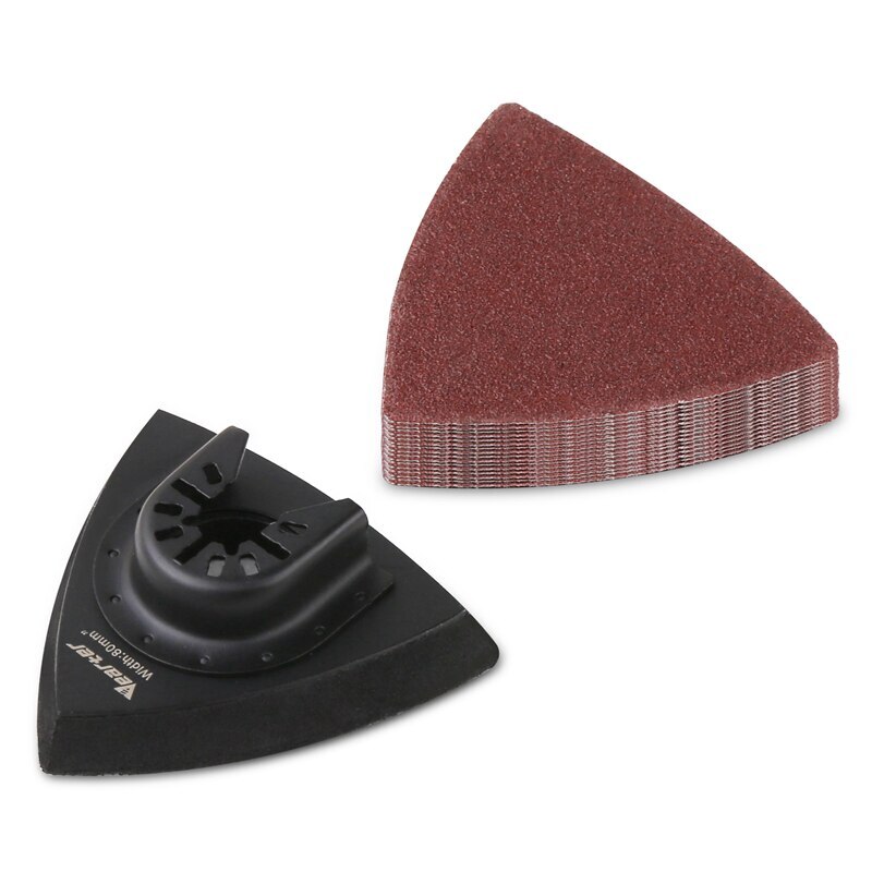 Oscillating Power Multi Tool 18 pcs Sanding Paper with Triangular Sanding Pad