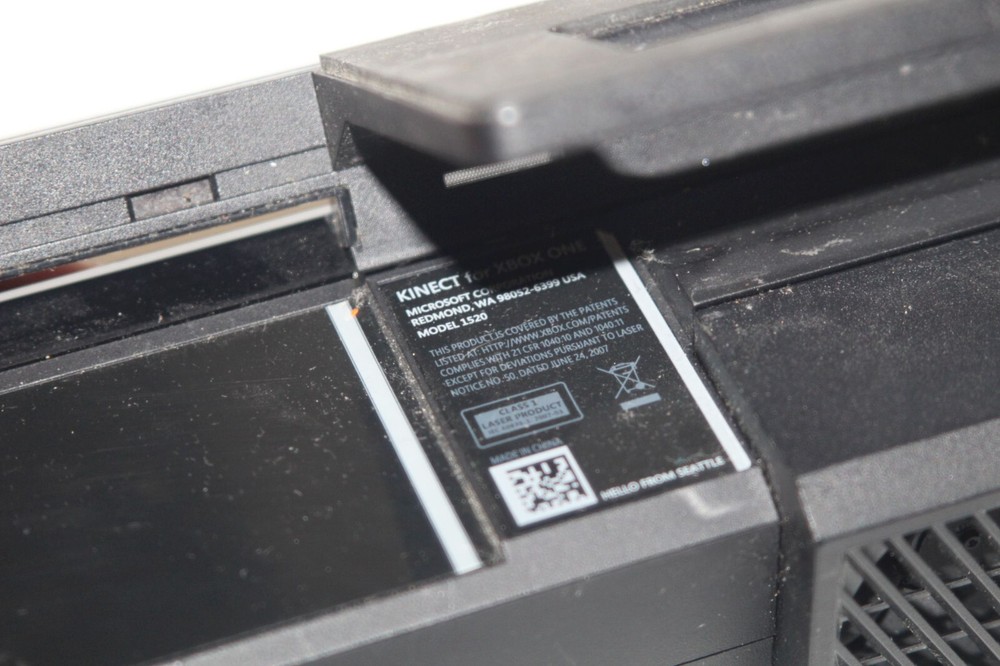 Genuine Microsoft Xbox One Kinect Camera Motion Sensor Bar Black Model 1520