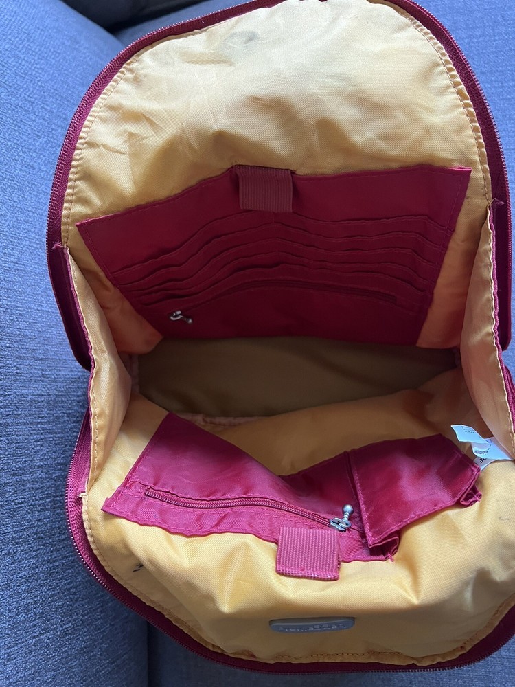 Baggallini Metro Convertible Backpack Nylon Rusty Red. Clean Inside/out