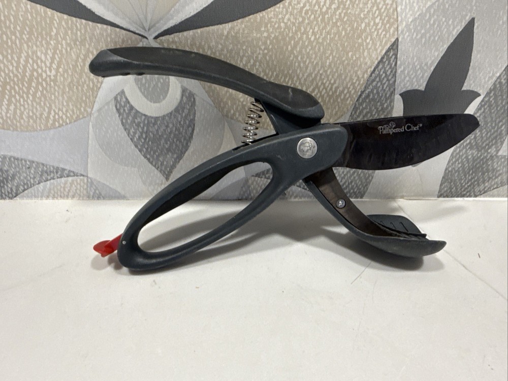 Pampered Chef Kitchen Shears Salad Chopping Double Blade
