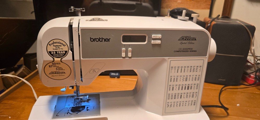 Brother CE-5000PRW Project Runway Sewing Machine – Error E1 – Untested