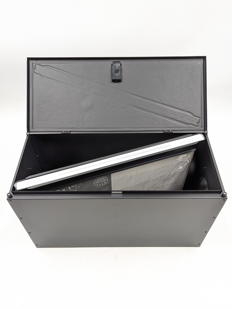 AC Infinity Inline Filter Box 4" w/ High Efficacy Filter (AC-AFB4) Black