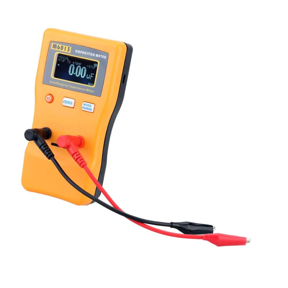 1Pc M6013 Capacitor Meter Auto Rang Measuring Capacitance Tester Instrument