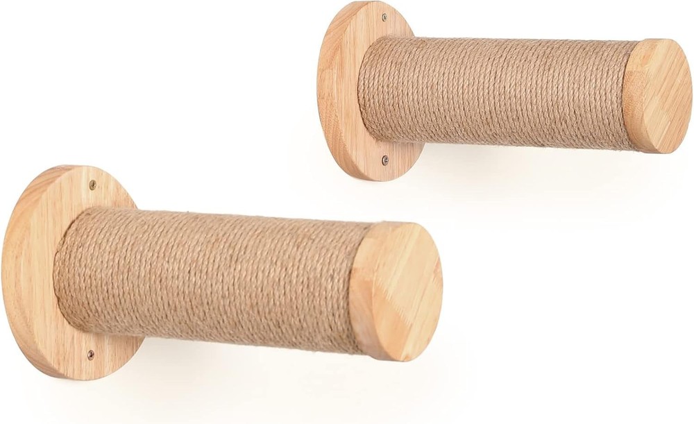 Wall Mounted Jute Cat Post 2 Pack