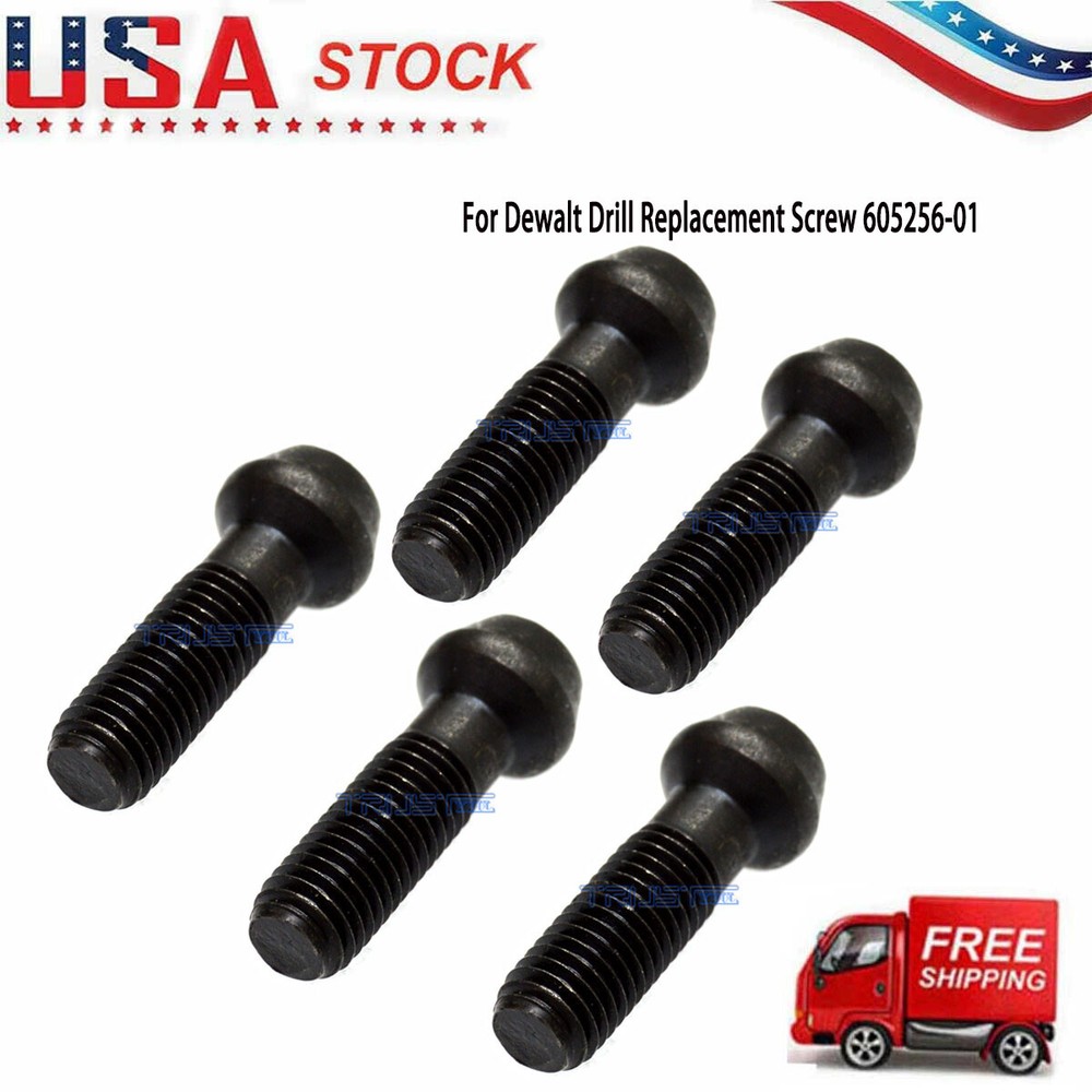 605256-01 Replacement Reverse Thread Chuck Screw for Dewalt Drill DW987 DW006 US