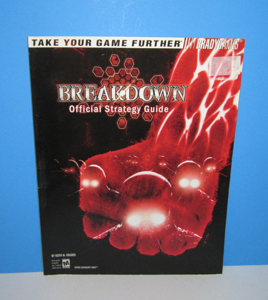 Breakdown Official Strategy Guide Microsoft Xbox