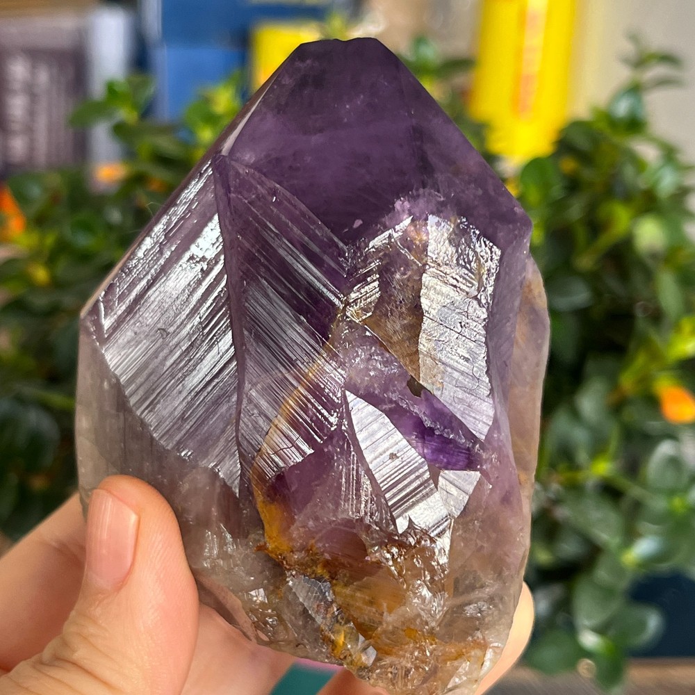 467g Natural Amethyst geode quartz clustercrystal specimen Healing