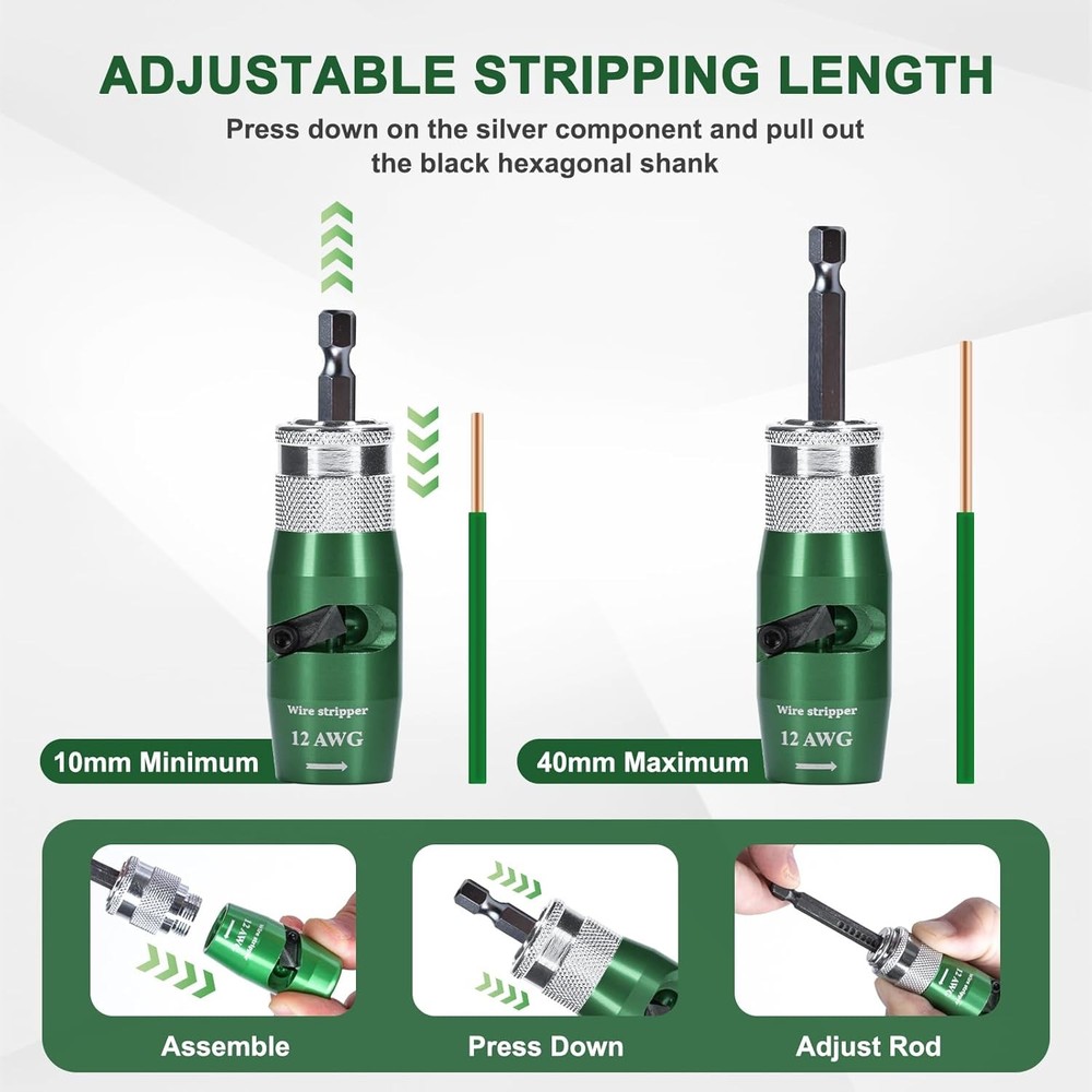 Universal Electric Drill Wire Stripping Toolwire Stripping and Twisting Tool