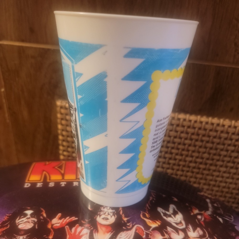 Kiss Vintage The Spaceman Ace Frehley Majik Markets Cup 1978 Collectible Aucoin