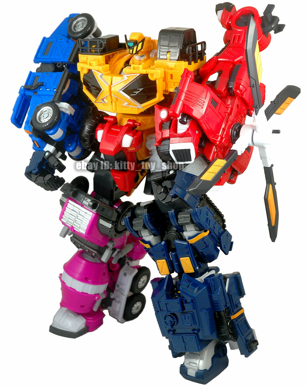 Kids Toy Miniforce Penta X Ranger Robot Bot PENTATRON 5 in 1 Combiner Figures