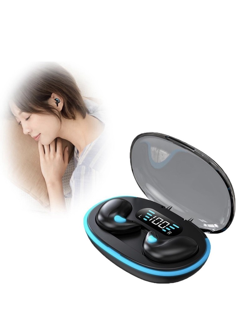Bone Conduction Sleep Bluetooth Headset, In-Ear 5.3 Wireless Noise Cancelling Sp