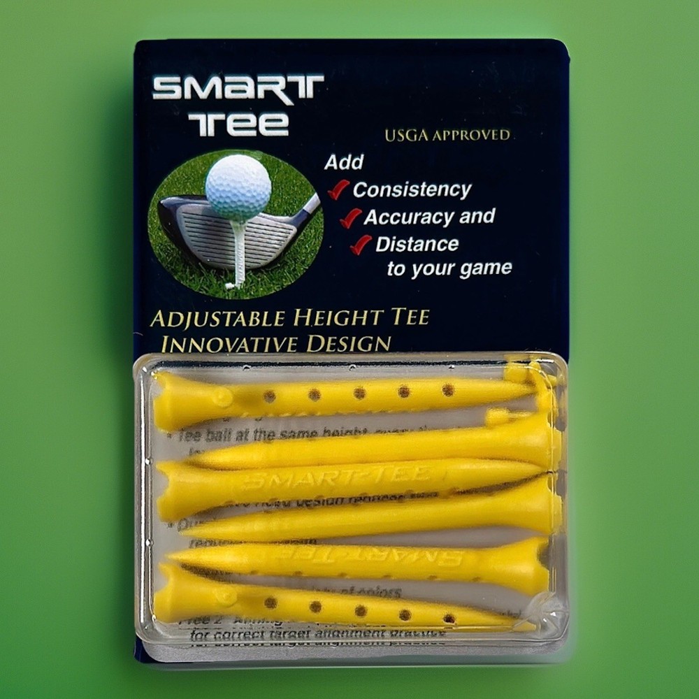 Golf Tee Height Adjuster SMART TEE Adjustable Golf Tees - USGA Approved