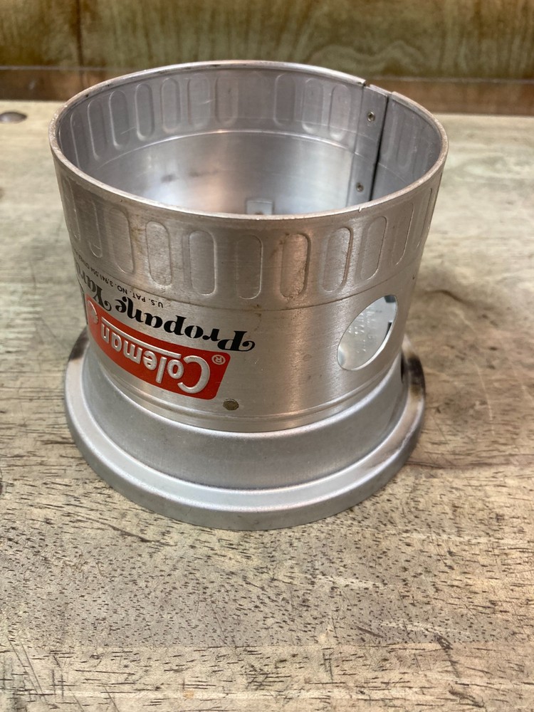 Coleman 5179 Propane Yard Light - Collar Globe Rest - Surface Rust